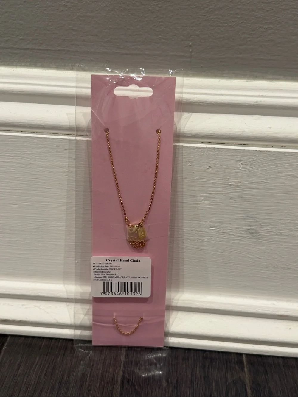 NWT Crystal Haze Gold & Crystal Hand Chain for Women Jewelry - Picture 2 of 7